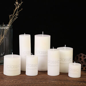 Ivory Large Pillar Candle