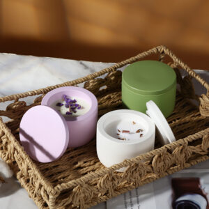 Plaster Cup Scented Candle