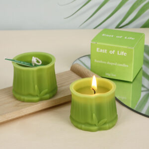 Small Bamboo Scented Candle